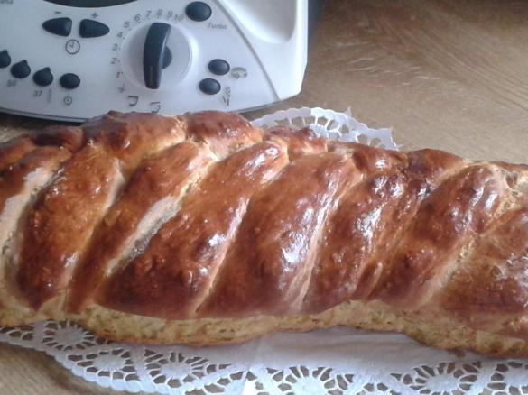 Hefezopf mit Kürbis