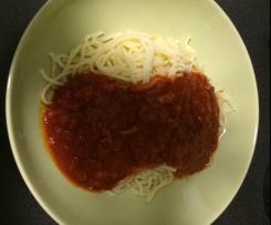 Tomatensoße mit Speck