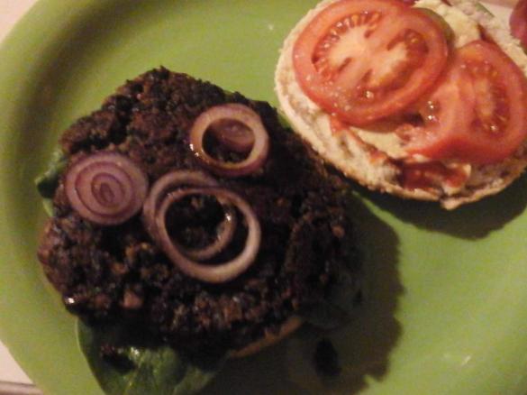 Black Bean Bürger schwarze Bohnen Burger vegan