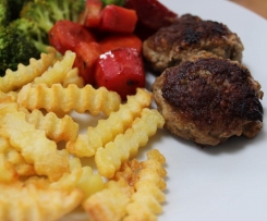 Frikadellen mit einem Hauch des Nahen Ostens "  eingedeutscht"