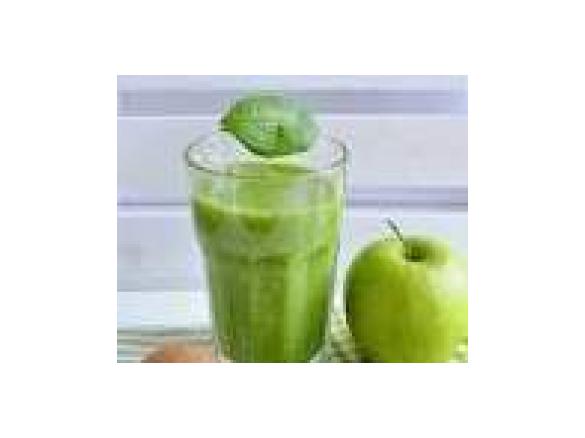 Kiwi-Banane-Apfel-Orangen-Smoothie