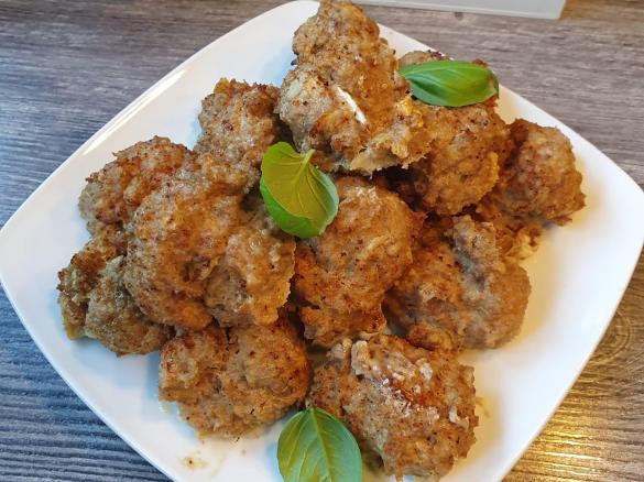 Glücksmixer Quark-Hackbällchen aus dem Ofen