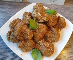 Glücksmixer Quark-Hackbällchen aus dem Ofen