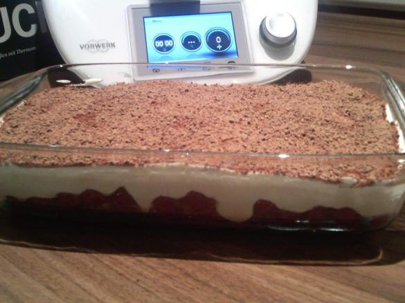 Cantuccini Tiramisu mit Kirschen