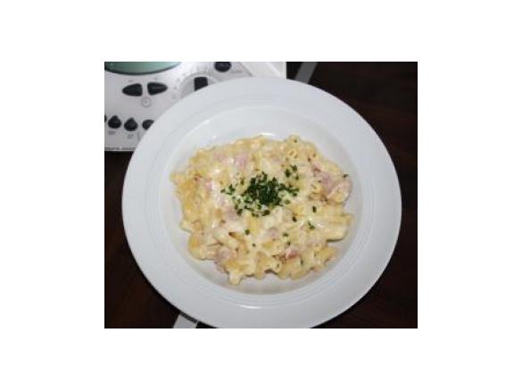 Käse- Schinken-Nudeln