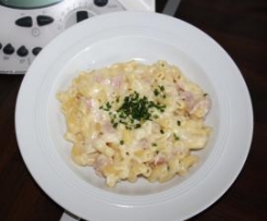 Käse- Schinken-Nudeln