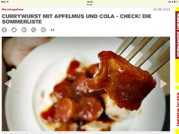 Currywurst Hitradio FFH