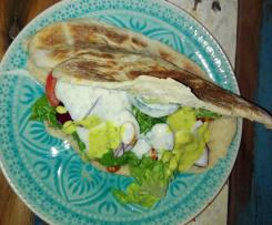Veganes Döner Pitabrot