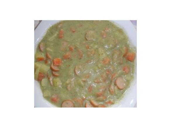 Kartoffelsuppe nach Oma Hilde's Rezept für den TM aufbereitet