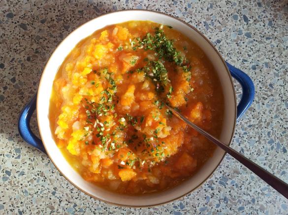 Kohlrabi-Möhreneintopf, vegan, fettfrei