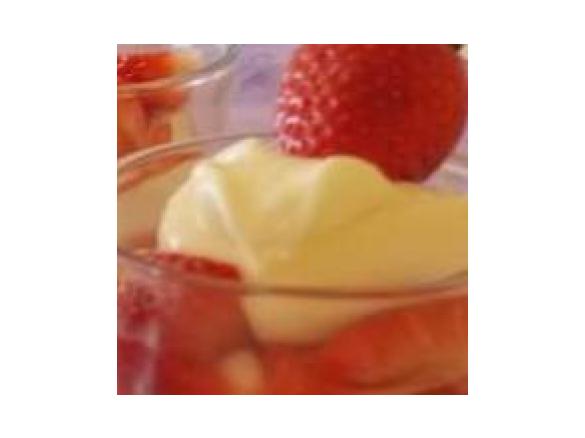 Erdbeer-Sekt-Dessert