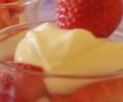 Erdbeer-Sekt-Dessert