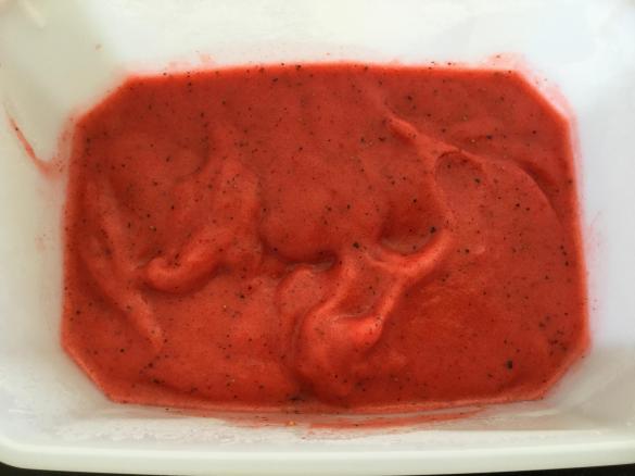 Erdbeer-Minze-Sorbet