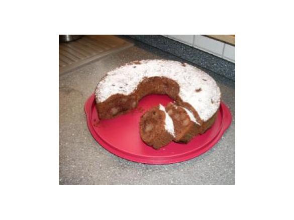 Schoko-Birnen-Kuchen