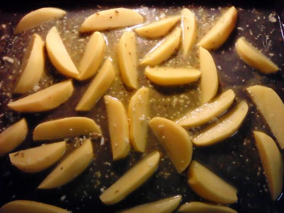 Griechische Knoblauchkartoffeln