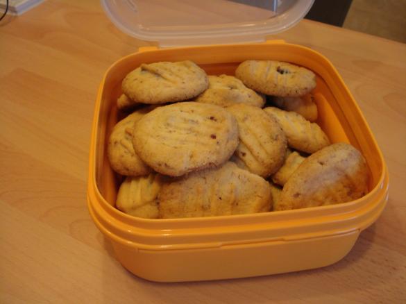 Kokos-Cranberry-Cookies