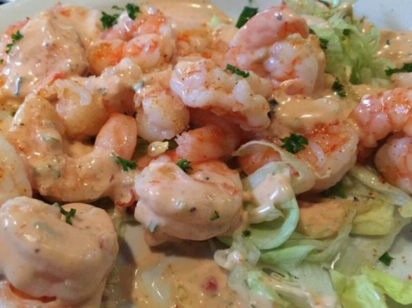 Shrimps mit Remouladensoße