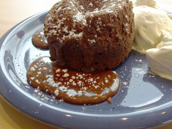 heiße Schoko Törtchen - Mouelleux chocolat Noir