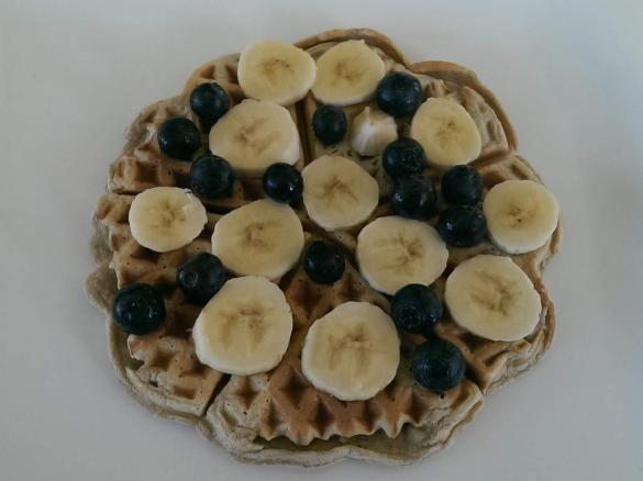 Fitness Haferflocken-Waffeln