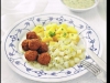 Bratwurstbällchen mit Kohlrabi und Kartoffeln (Finessen 03/2014)