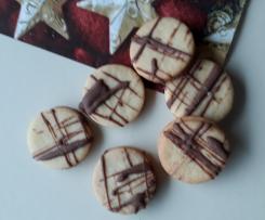 gefüllte Orangenkekse