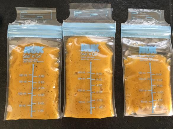 Variation Möhren- Zucchini- Kartoffelbrei ab dem 6. Monat