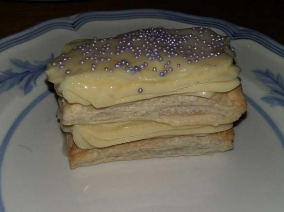 Blätterteig Cremeschnitte