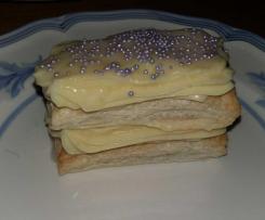 Blätterteig Cremeschnitte