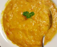 Indischer Kürbis-Karotten-Kartoffel-Eintopf