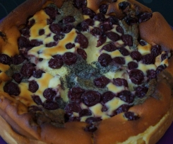 Blitz- Käsekirschkuchen mit Mohn