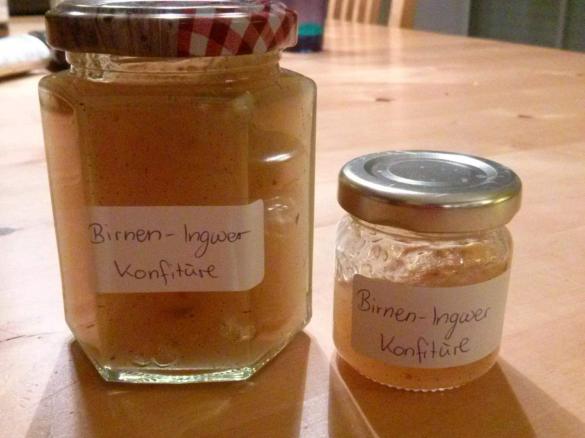 Birnenkonfitüre mit Vanille und Ingwer