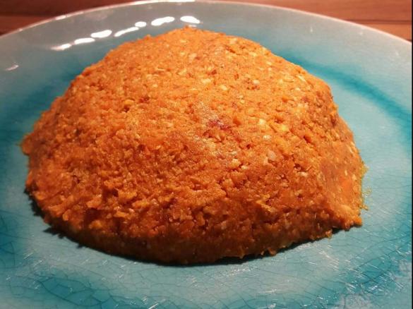 Indisches Möhrenküchlein, roh vegan