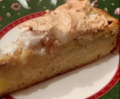 Apfelkuchen mit Mandelbaiser