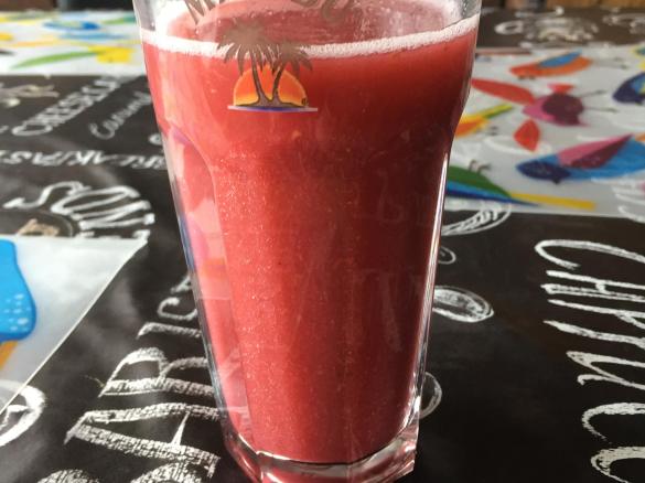 Rhabarber Himbeer Smoothie