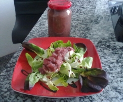 Marmelade aus roten Zwiebeln