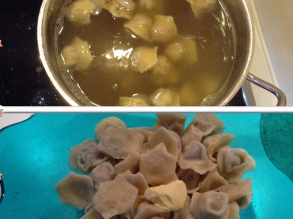 Pelimeni - russische Teigtaschen