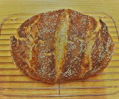 Brot mit Gewürzen und Körnern