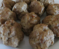 Variation von Hackbällchen nach meiner Art/mit Knoblauch