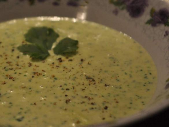 Petersilienschaumsüppchen