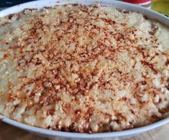 Hackfleisch-Erbsen-Paprika-Nudelauflauf