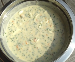 Schnittlauchsauce mit Eiern