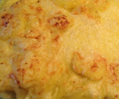 Kartoffelgratin - alles im Haus.