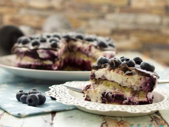 Heidelbeertraum Lillet Torte