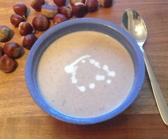 Maronensuppe mit Ingwer, Zimt und Kardamon