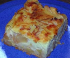 Apfeltorte vom Blech mit Guss