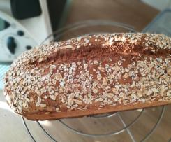 Vollkorn-Emmer-Weizen-Brot (ohne gehen lassen)