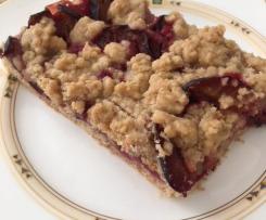 Zwetschgenkuchen vom Blech - Mürbeteig