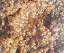 Linsenbolognese (Vegan)