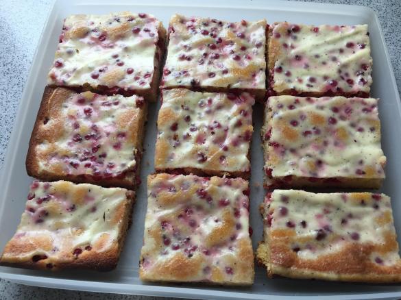Johannisbeer-Schmandkuchen Low Carb Variante