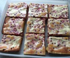Johannisbeer-Schmandkuchen Low Carb Variante